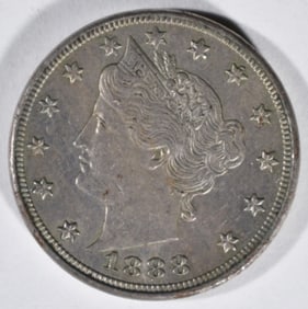1888 "V" Nickel