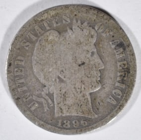 1896-S Barber Dime