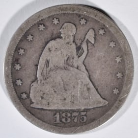 1875-S Seated Quarter