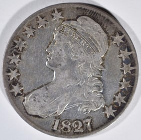 1827 Bust Half Dollar