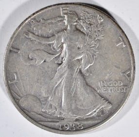 1938-D Walking Liberty Half Dollar