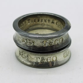 2 Sterling Tiffany & Co Rings