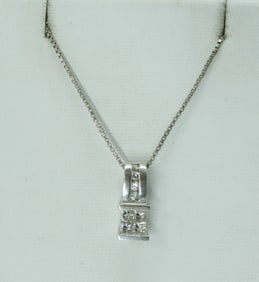 Diamond 14k & Sterling Necklace