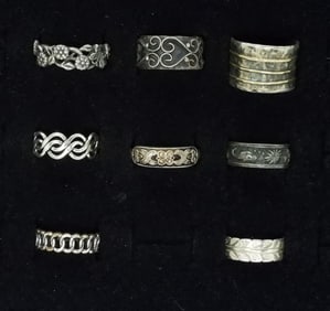 8 Fashion Sterling Bands