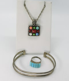 Taxco 925 Bracelet, Turquoise Ring & More