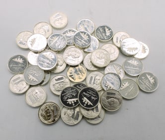 Founding Fathers Mini Sterling Coins