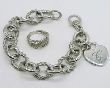 Chunky 925 Bracelet & Ring
