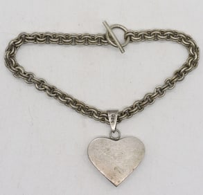 Sterling Heart Bracelet