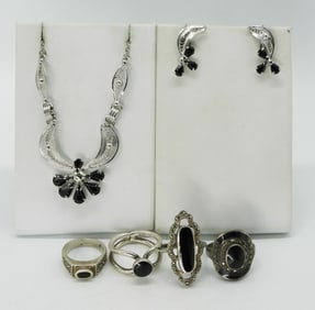 Espo Flex Sterling Necklace Earring Set