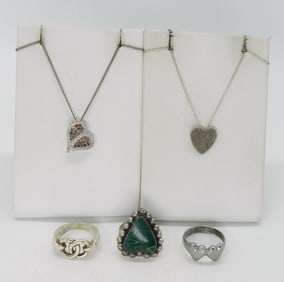 Heart Shaped Rings & Necklaces