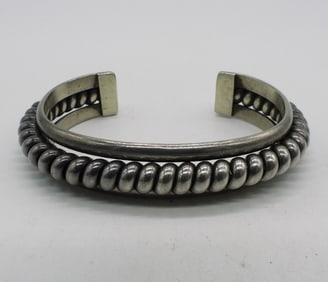 Heavy Sterling Cuff Bracelet