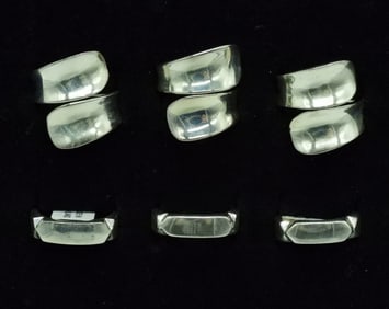 6 Brand New Sterling Rings with Tags