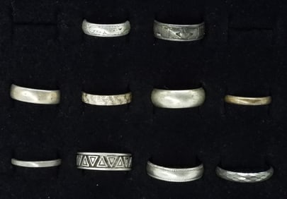10 Sterling Wedding Bands