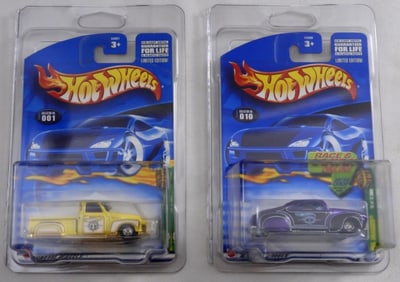 (2) Hot Wheels 2002 Collectors 001  & 010
