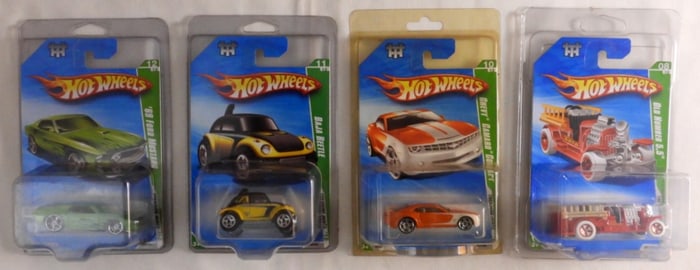 (4) Treasure Hunters Hot Wheels