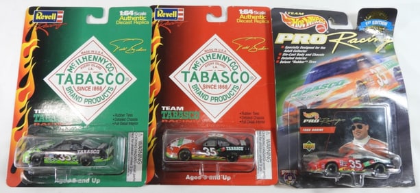 (3) 2 Are Revell Racing, One Hot Wheels