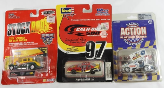 (3) Die Cast 1:64 Scale Cars