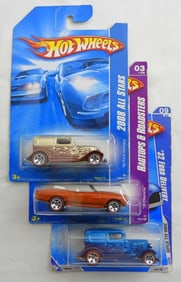 (3) Sealed Hot Wheels Roadster & Cars