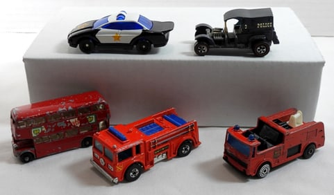 (5) Variety Matchbox & Hot Wheels Cars