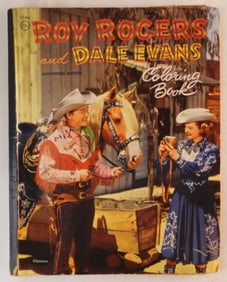 1955 Roy Rogers & Dale Evans Coloring Book