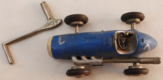 Schuco Blue Micro Racer Watson With Key