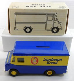 Sunbeam Bread Step Van Lock Bank