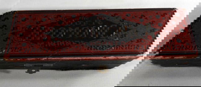 Chromonica Harmonica With Case