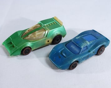 (2) 1969 Mattel Sizzler Cars