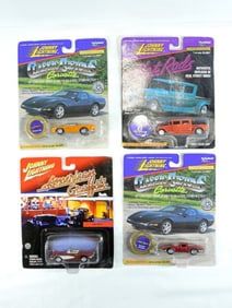 (4) Johnny Lightning Cars
