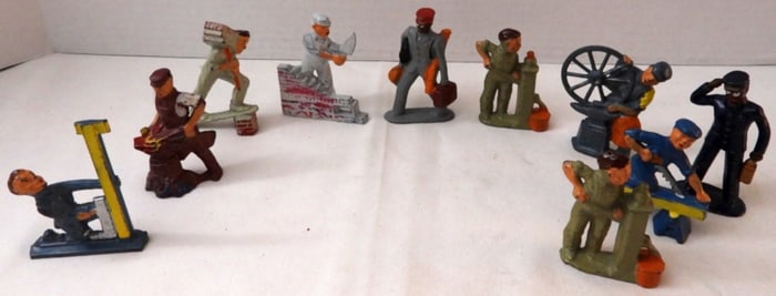 (10) Cast Iron Assorted Figures