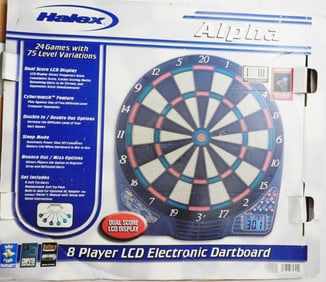 Halex Alpha 8 Player LCD Electronic Dartboard