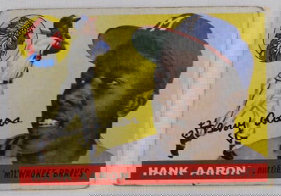 Hank Aaron 1955 #47 TOPPS