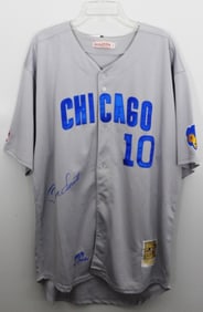 Ron Santo Signed Cubs Mitchell Ness Jersey