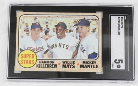 SGC 1968 TOPPS #490 Super Stars Card