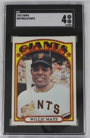 SGC 1972 TOPPS #49 Willie Mays