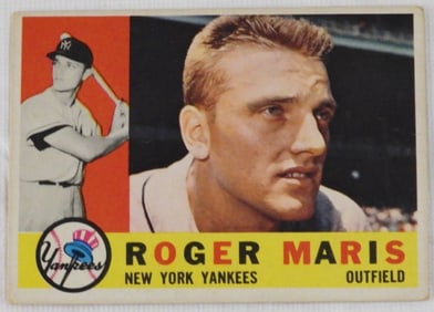 1960 TOPPS Roger Maris #377