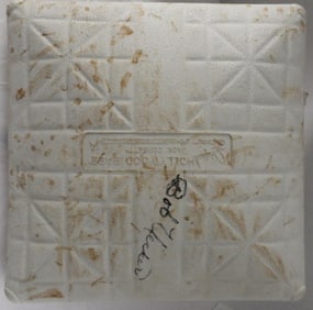 Bob Uecker Signed Base Milwaukee Brewers