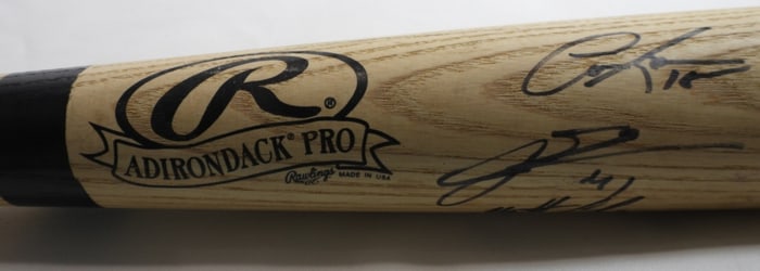 Autographed Rawlings Big Stick Bat
