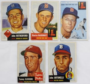 (5) TOPPS Baseball Cards