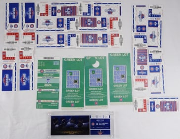 Large Lot Of Cubs Ticket Stubs