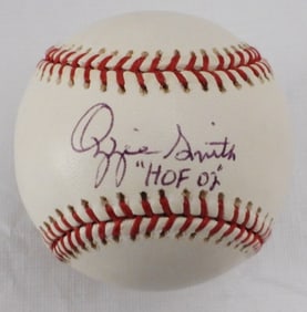 Ozzie Smith Autographed Baseball