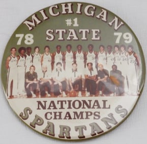 Michigan State Champs Pin 1978-79