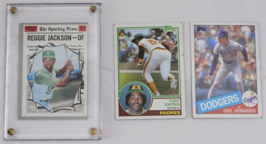 (3) TOPPS Baseball Cards