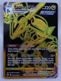 Vmax Rayquaza Rapid Strike Hologram Card