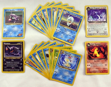 (20) 1995-2001 Pokemon Cards