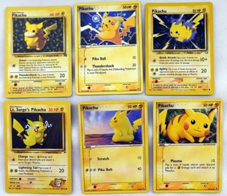 (6) Pikachu Mixed Lot