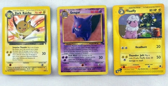 (3) Pokemon Cards