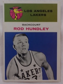 Rod Hundley Fleer Basketball Card #21