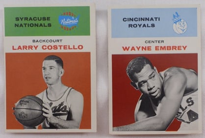 (2) Basketball Cards From Fleer