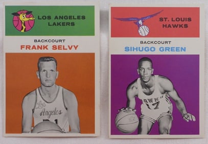 (2) Basketball Cards From Fleer